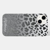 Coques Case-Mate iPhone Empreinte de léopard parties scintillant (Verso (horizontal))