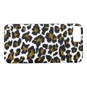 Coques Case-Mate iPhone empreinte de léopard PixDezines (Dos (Horizontal))
