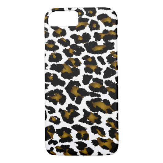 Coques Case-Mate iPhone empreinte de léopard PixDezines (Dos)