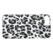 Coques Case-Mate iPhone empreinte de léopard PixDezines (Dos (Horizontal))