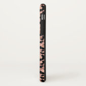 Coques Case-Mate iPhone Empreinte de léopard rose (Dos/Gauche)