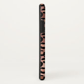 Coques Case-Mate iPhone Empreinte de léopard rose (Dos/Droite)