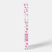 Coques Case-Mate iPhone Empreinte de léopard rose chic personnalisé (Verso / Gauche)