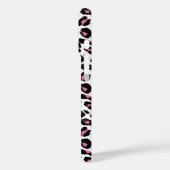 Coques Case-Mate iPhone Empreinte de léopard rose et noir (Verso / Gauche)