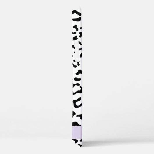 Coques Case-Mate iPhone Empreinte de léopard, Spots, Noir Et Blanc, Votre  (Verso / Droite)