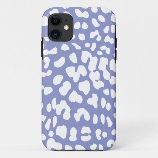 Coques Case-Mate iPhone Empreinte de léopard violet et blanc iPhone 6 Coqu (Dos)