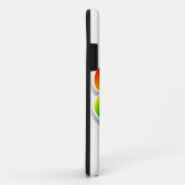 Coques Case-Mate iPhone Empreinte de patte de l'ours arc-en-ciel (Dos/Droite)