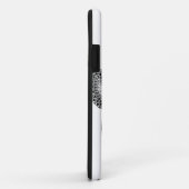 Coques Case-Mate iPhone Empreinte de patte d'encre Abstrait (Dos/Droite)