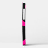Coques Case-Mate iPhone empreinte de vache rose chaude (Verso / Gauche)
