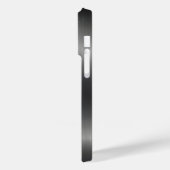 Coques Case-Mate iPhone Empreinte en acier inoxydable titane argent (Verso / Gauche)
