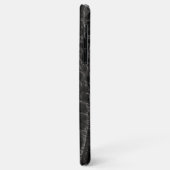 Coques Case-Mate iPhone Empreinte en crocodile noir (Dos/Gauche)