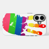 Coques Case-Mate iPhone Empreinte Rainbow (Verso (horizontal))