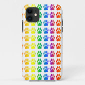 Coques Case-Mate iPhone Empreinte Rainbow Chien (Dos)