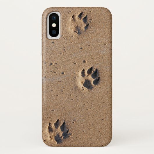 Coques Case-Mate iPhone Empreintes animales dans le sable (Dos)