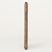 Coques Case-Mate iPhone Empreintes animales dans le sable (Dos/Droite)
