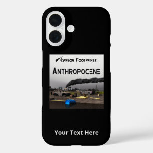 Coques iPhone 16 Empreintes Carbone - Anthropocène