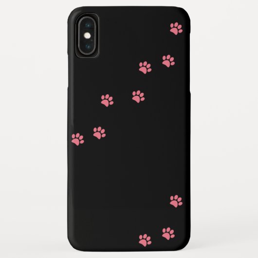 Coques Case-Mate iPhone Empreintes de pattes (Dos)