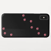 Coques Case-Mate iPhone Empreintes de pattes (Dos (Horizontal))