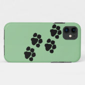Coques Case-Mate iPhone Empreintes de pattes animaux (Dos (Horizontal))