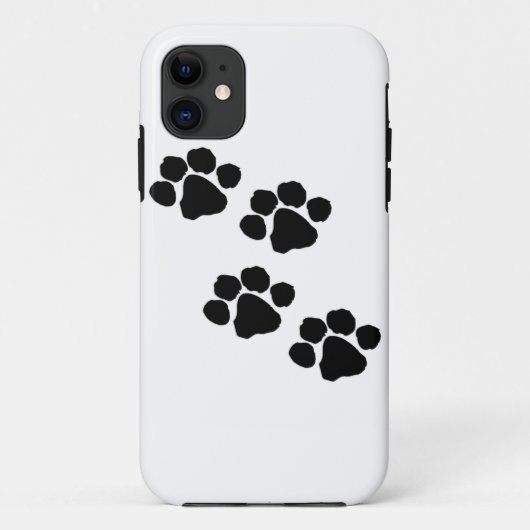 Coques Case-Mate iPhone Empreintes de pattes animaux (Dos)