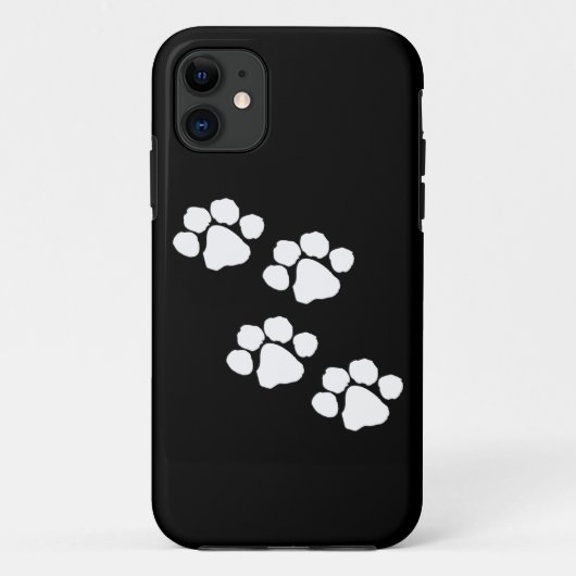 Coques Case-Mate iPhone Empreintes de pattes animaux (Dos)