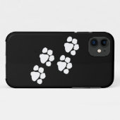 Coques Case-Mate iPhone Empreintes de pattes animaux (Dos (Horizontal))