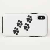 Coques Case-Mate iPhone Empreintes de pattes animaux (Dos (Horizontal))