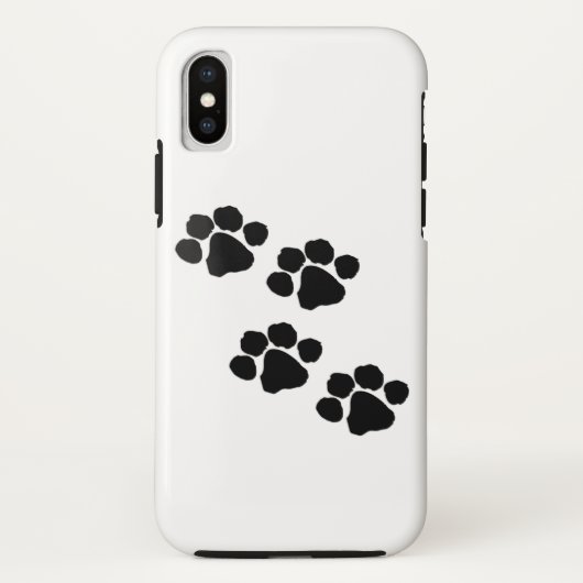 Coques Case-Mate iPhone Empreintes de pattes animaux (Dos)