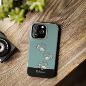Coques Case-Mate iPhone Empreintes de pattes mignons Amoureux des chiens T