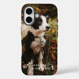 Coques iPhone 16 empreintes de pattes pour toujours dans nos coeurs