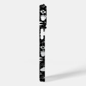 Coques Case-Mate iPhone Empreintes de pied 01.b. BG noir (Verso / Droite)