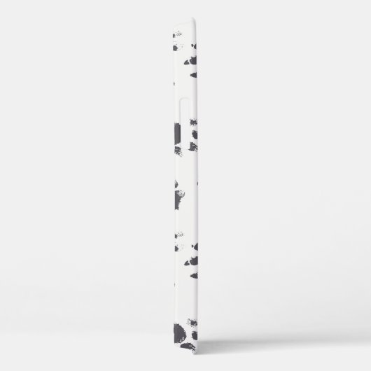 Coques Case-Mate iPhone Empreintes Paw : Chien Monochrome Sans Seamless. (Verso / Droite)