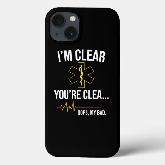Coques Case-Mate iPhone Emt Ems IM Clear YouRe Cle Oops My Bad (Verso)