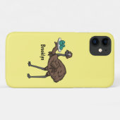 Coques Case-Mate iPhone Emu avec dessin animé d'oeufs (Dos (Horizontal))