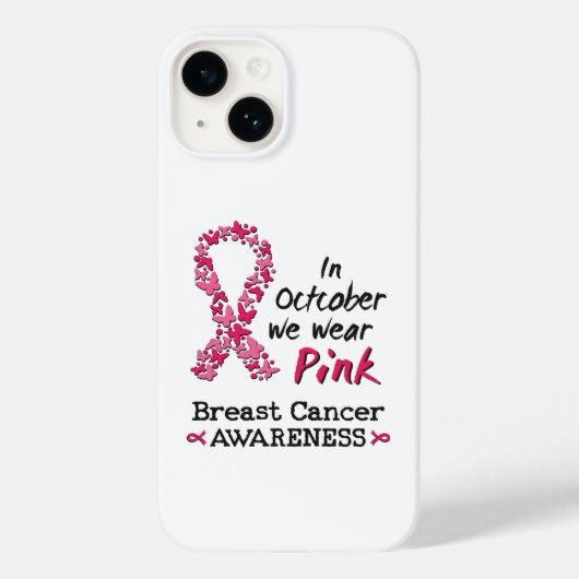 Coques Case-Mate iPhone En Octobre nous portons rose Cancer du sein Sensib (Verso)