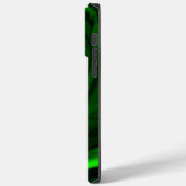 Coques Case-Mate iPhone en pierre de malachite verte, personnalisée (Verso / Gauche)