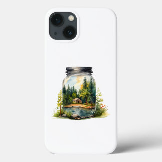 Case-Mate iPhone Case En regardant le ruisseau, la maison dans un bocal