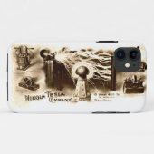 Coques Case-Mate iPhone En-tête de Tesla (Dos (Horizontal))