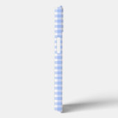 Coques Case-Mate iPhone en vichy bleu (Verso / Droite)