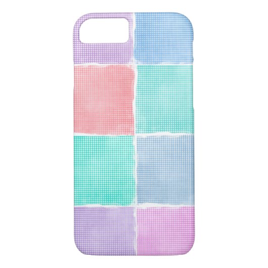 Coques Case-Mate iPhone en vichy blocs (Dos)