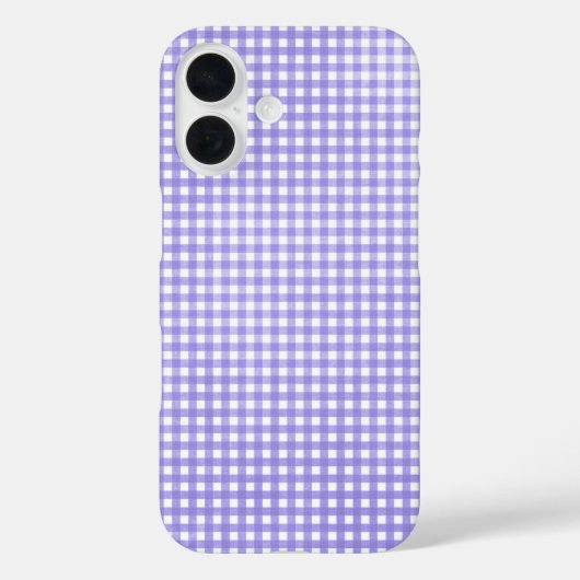 Coques Case-Mate iPhone en vichy pourpre (Verso)