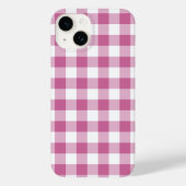 Coques Case-Mate iPhone En vichy rose (Verso)