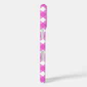 Coques Case-Mate iPhone En vichy rose (Verso / Droite)