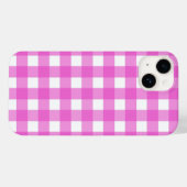 Coques Case-Mate iPhone En vichy rose (Verso (horizontal))