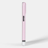 Coques Case-Mate iPhone En vichy rose personnalisé Samsung (Verso / Droite)