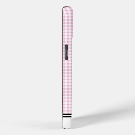 Coques Case-Mate iPhone En vichy rose personnalisé Samsung (Verso / Droite)