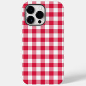 Coques Case-Mate iPhone En vichy rouge (Verso)
