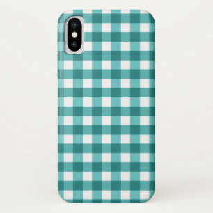 Case-Mate iPhone Case en vichy turquoise