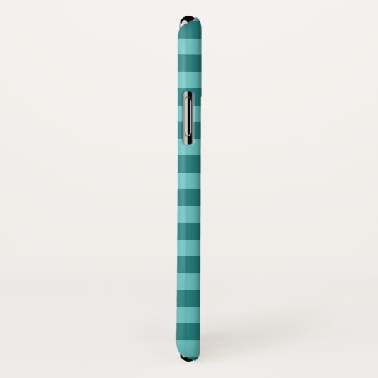 Coques Case-Mate iPhone en vichy turquoise (Dos/Droite)