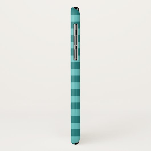 Coques Case-Mate iPhone en vichy turquoise (Dos/Gauche)